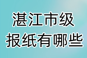 湛江市級報紙有哪些